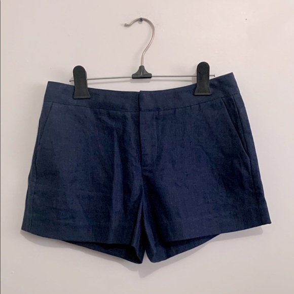 BNWT Joie Women’s Leiden Dark Navy Blue Shorts size 0 - Picture 2 of 3